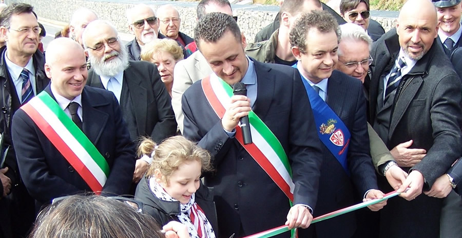 Inaugurata la nuova viabilità ad Ellera