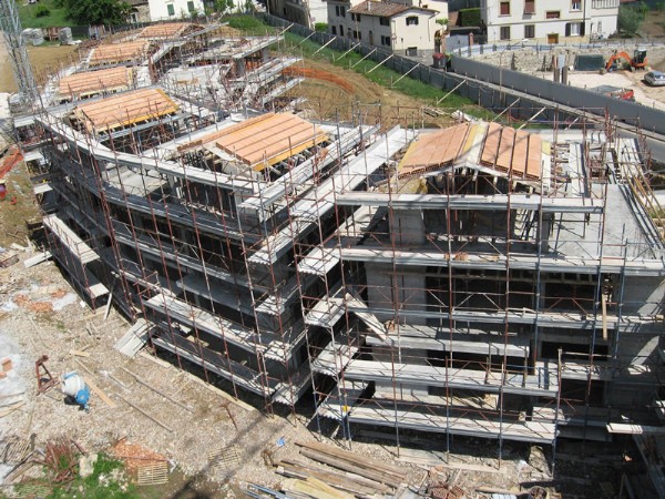 Cantiere di Ellera: Ultimata la struttura in cemento armato UMI 2