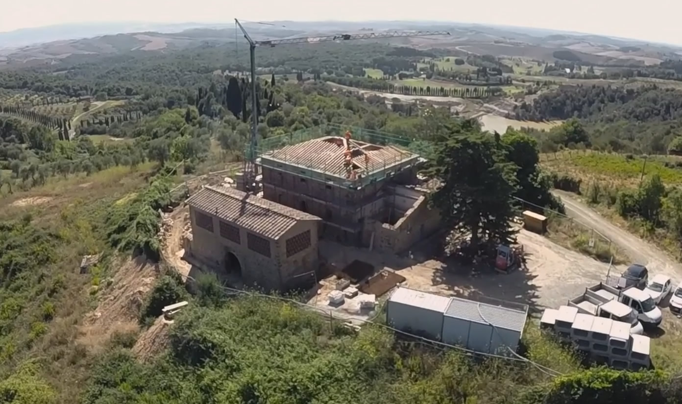 Nuovo intervento di ristrutturazione della Costruzioni Spagnoli S.p.A. in Chianti
